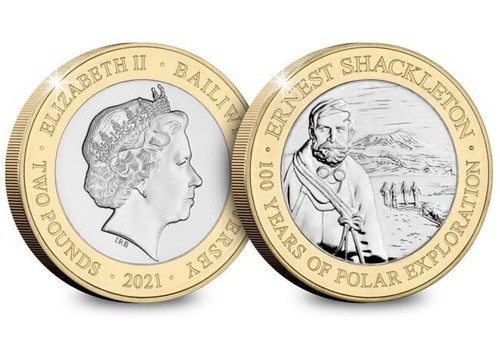 Jersey pound coin ernest - 2,