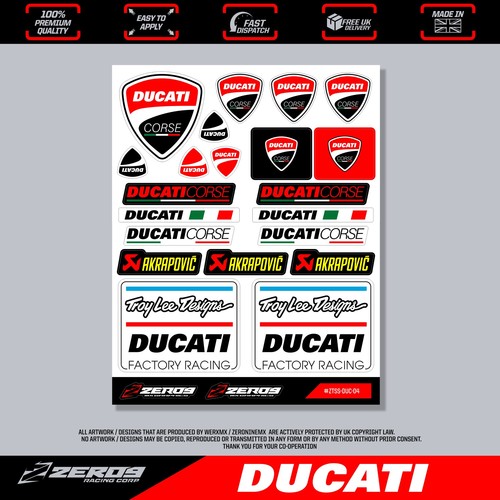 Ducati stickers motocross - stickers,,