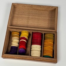 145 ANTIQUE BONE PLAYING