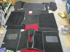 MG Midget Sprite  black carpet set 1967-80 rubber backed 16 pieces