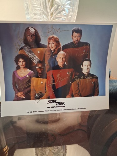 Star trek autographed - autographed, photo
