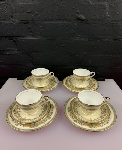 Aynsley henley tea trios - trios, cups
