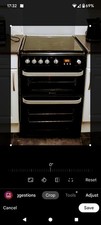 60mm Gas Hob Burner Double Oven Cooker Hotpoint Ultima