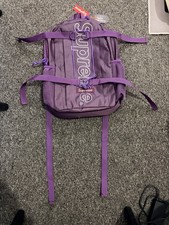 Supreme Purple backpack water