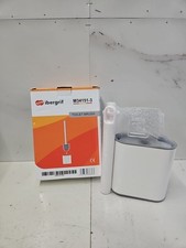 Ibergrif Silicone Toilet Brush & Holder M34151-3, Deep Cleaner, White
