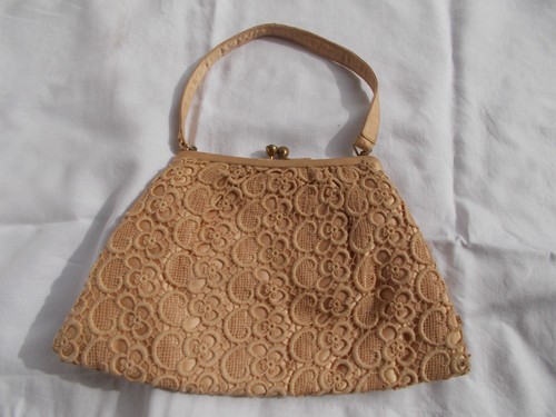 Vintage antique pink lace and - pink,