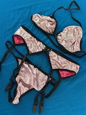 Metallic Finish Pink Suspender