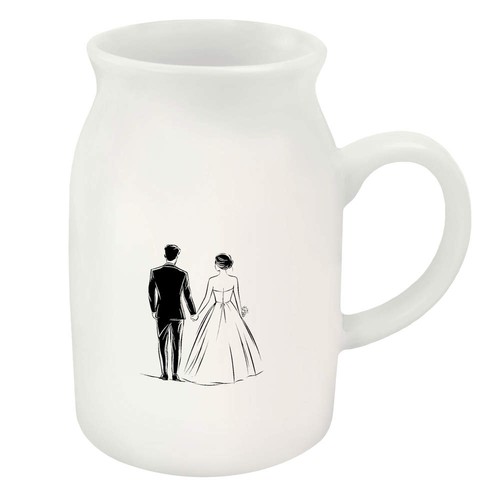 Minimalist wedding couple - 'minimalist,