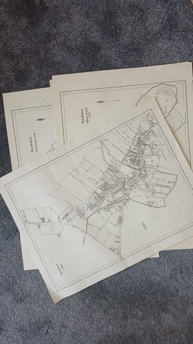 Printed maps town plans - maps,
