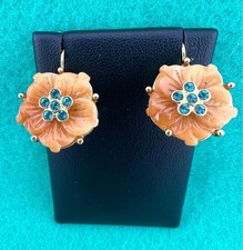 Joan Rivers Floral Earrings