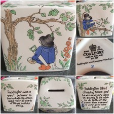 Limited edition No 31 Vintage Paddington Bear Coalport Bone China Moneybox
