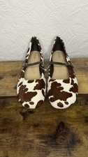 Livia sky Cow Print Clarks