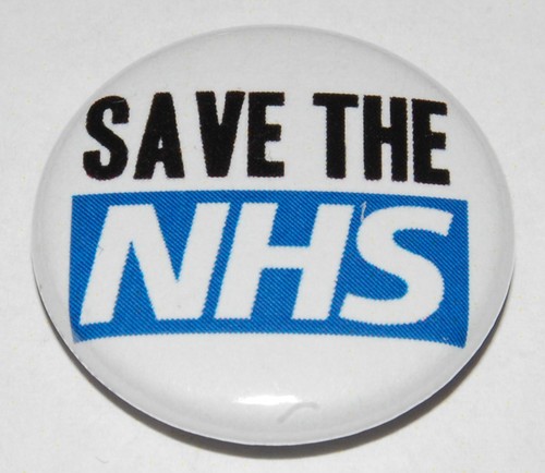 Save the nhs - button, 25mm