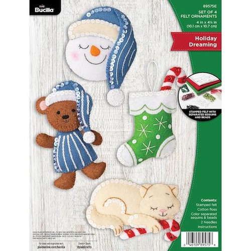 Bucilla felt ornaments - felt,