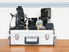 BIG SET MAMIYA C330 Professional Sekor 80mm 2.8  180mm 4.5  Lens Chimney Finder