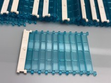 LEGO Garage Roller Door Section 4218 From Fire Station Set 60110 - 11 Pieces