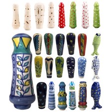 Handmade Light Cord Pulls Ceramic Handle TOGGLE Blinds Curtains Bathroom Fan 