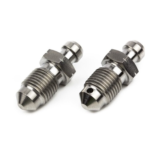 Titanium bleed nipple - 2x,
