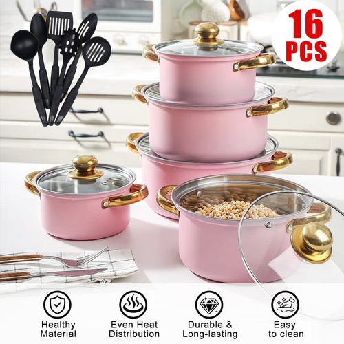 16pcs soup pot set stainless - soup,