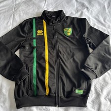 Norwich City Football Club Official Jacket Coat Track Top Canaries Size Medium