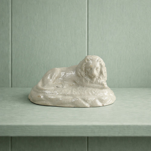Antique lion figure - figure, salt
