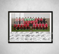 LIVERPOOL SIGNED PRINT FRAMED PHOTO POSTER SQUAD 2025 2026 TEAM SQUAD NEW SALAH
