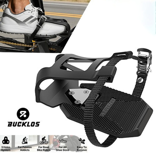 Bucklos toe cages pedals with - bucklos,