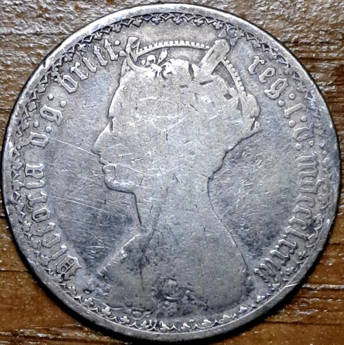 1873 victoria gothic florin - victoria,