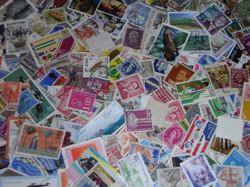 Bulk lot world stamps - lot, stamps,,,200+