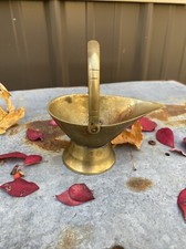 Vintage Brass Mini Coal Bucket
