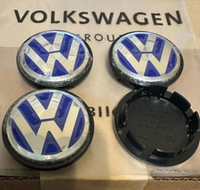 Center Caps Hubcap Blue VW