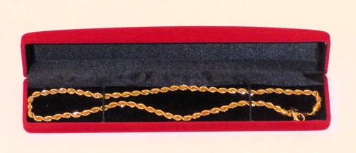 Gold plated rope - rope, twist