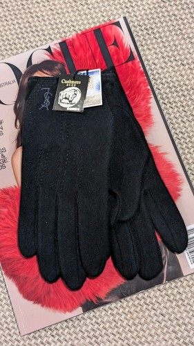 Ysl vintage cashmere gloves - vintage,