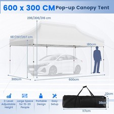 6x3m pop gazebo canopy - gazebo,