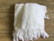 Boots -  White Christening Shawl