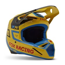 Fox Racing V1 Race Spec MX Helmet MX24 Off-Road Pale Yellow