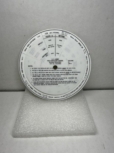 1978 circular slide rule - slide,