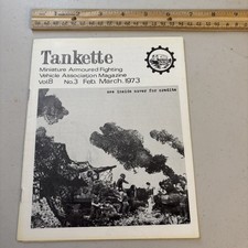 1973 Tankette Miniature Magazine: M113 Thorneycroft Antar Mk 3 Dingo Scout Car