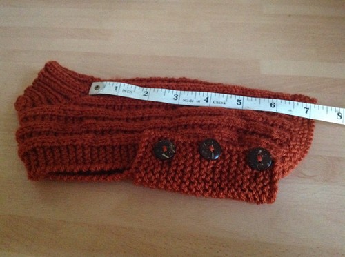 Hand knitted dog - knitted,
