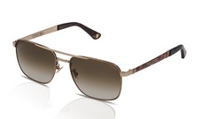 Police Sunglasses Men's Origins 3 SPL890 08ES Grey Gold/Havana/Brown Gradient