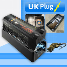 UK Electronic Rat Mouse Trap 7000V Shock Control Rat Killer Pest Rodent Zapper