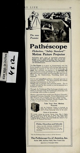 1919 pathescope motion picture - 1919,