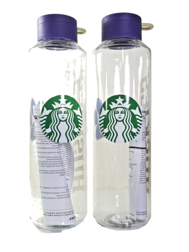 Starbucks water bottle clear - starbucks,