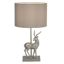 Silver Stag Table Lamp with