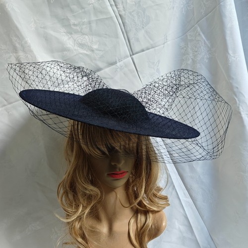 Navy blue 40cm wide - 40cm, brim