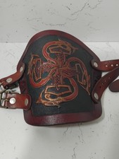 Pair Of Leather Bracers by Freki Wodenswolf Jungnickel