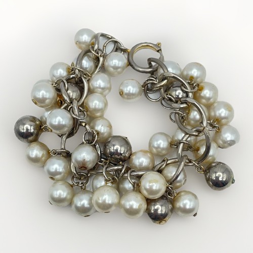 Vintage faux pearl multi - faux,