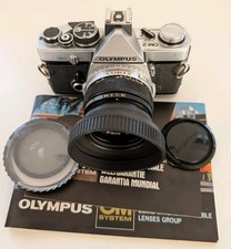 Olympus OM2 35mm SLR, 50/1.8 Zuiko Lens, Extras, Tested, Nice Condition