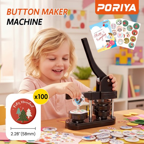Poriya 58mm button maker - poriya,