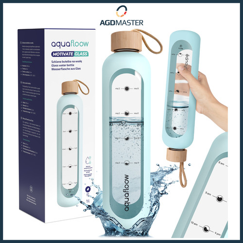 Aquafloow glass bottle - glass, 1